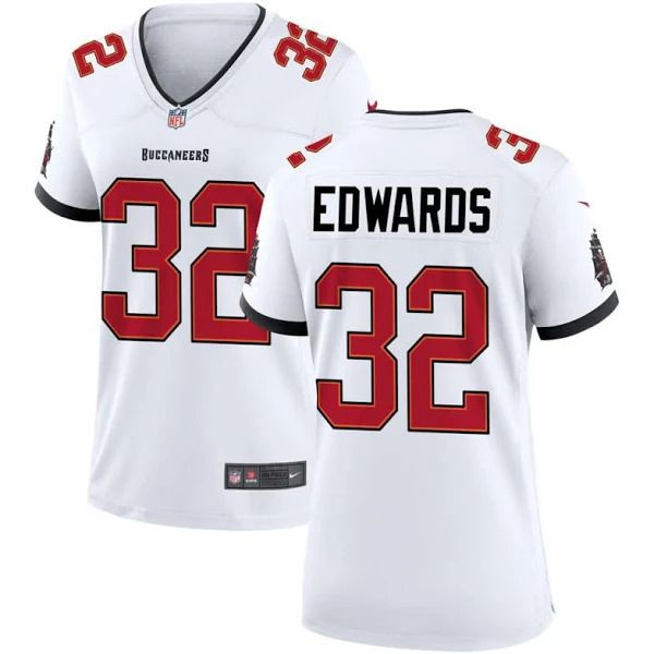 Men Tampa Bay Buccaneers #32 Mike Edwards Nike White Game NFL Jersey->tampa bay buccaneers->NFL Jersey